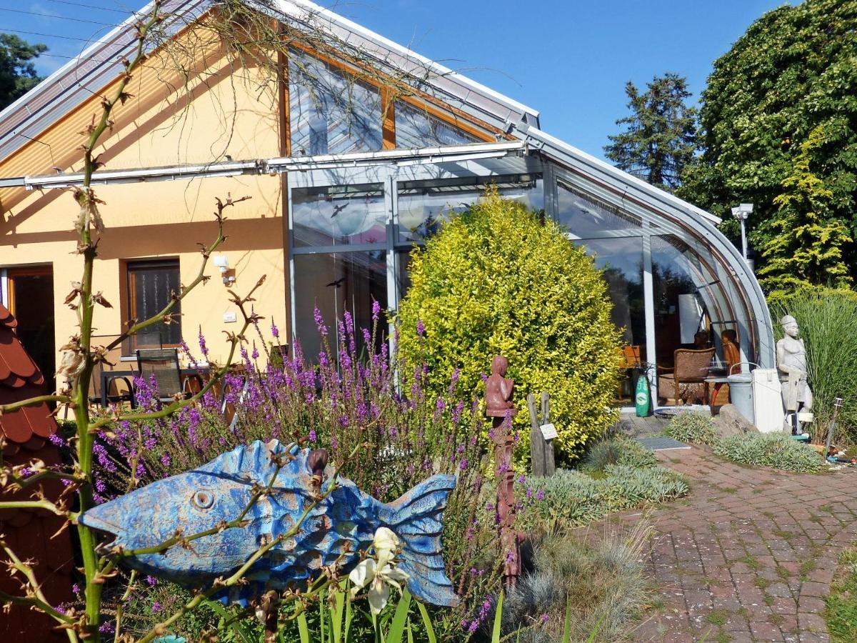 "Balmgarten" Im Naturpark Usedom, Bio Solarhaus Mit Grossem Garten Экстерьер фото