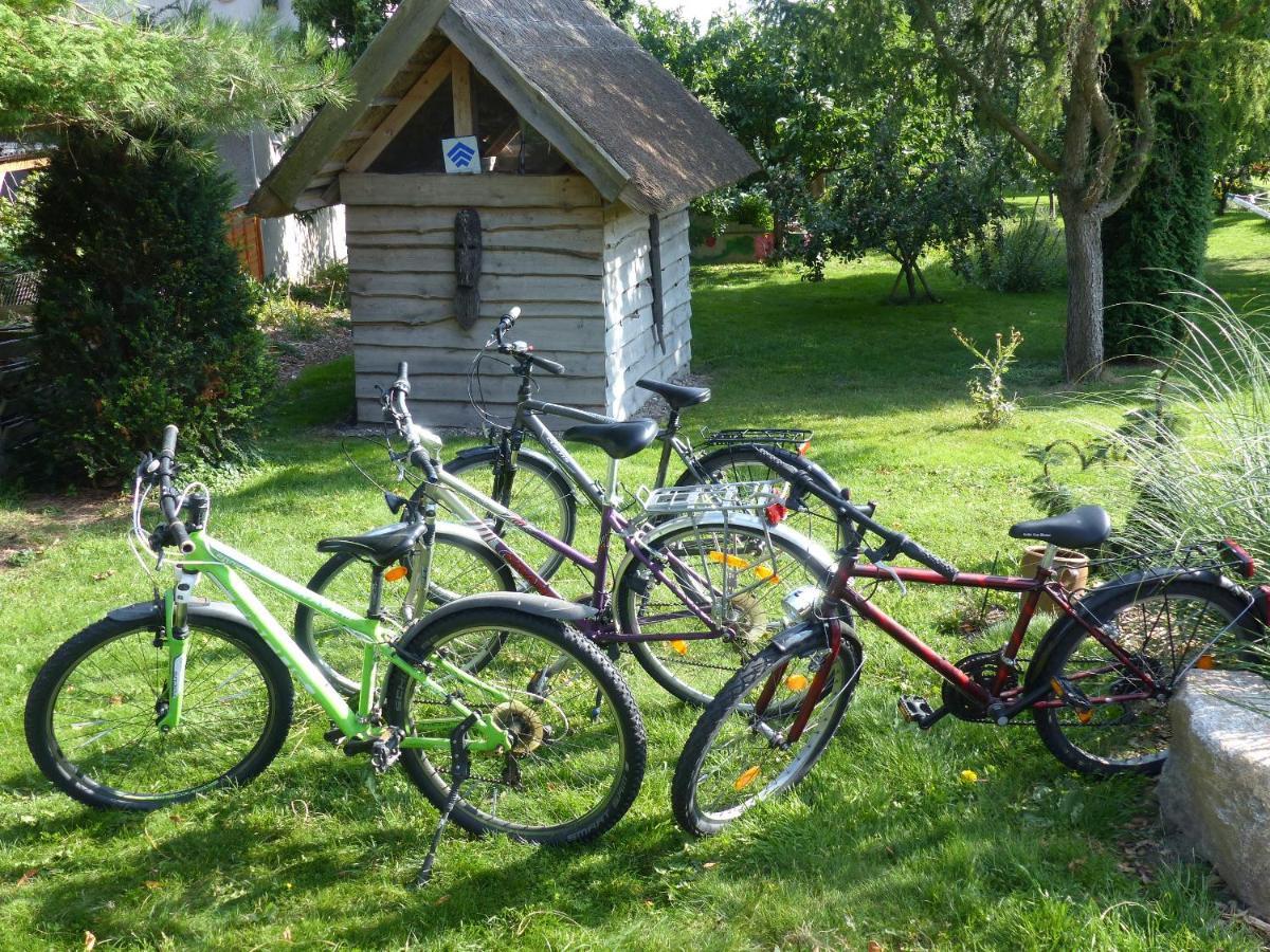 "Balmgarten" Im Naturpark Usedom, Bio Solarhaus Mit Grossem Garten Экстерьер фото